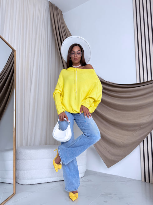 ELYNDI sweater "SYMMETRY 37709" - YELLOW